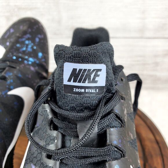Nike Zoom Rival S 9 Black Indigo Fog Speckled Men's Size 8.5 Track Runni… - Picture 11 of 12